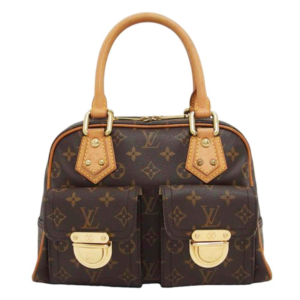 Louis Vuitton Manhattan PM Bag Monogram Canvas Brown
